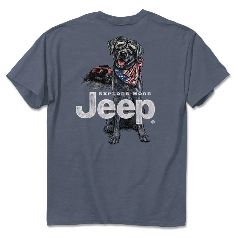 Ruffled T-ShirtsJeep - USA Dog T-Shirt