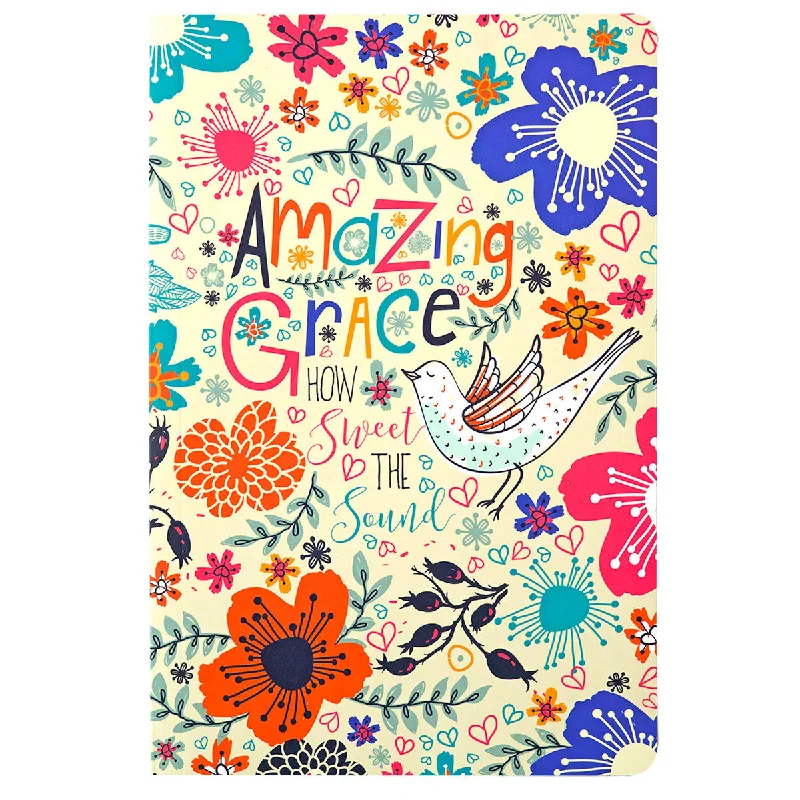 Relaxed Fit T-ShirtsKerusso Amazing Grace Bird Journal