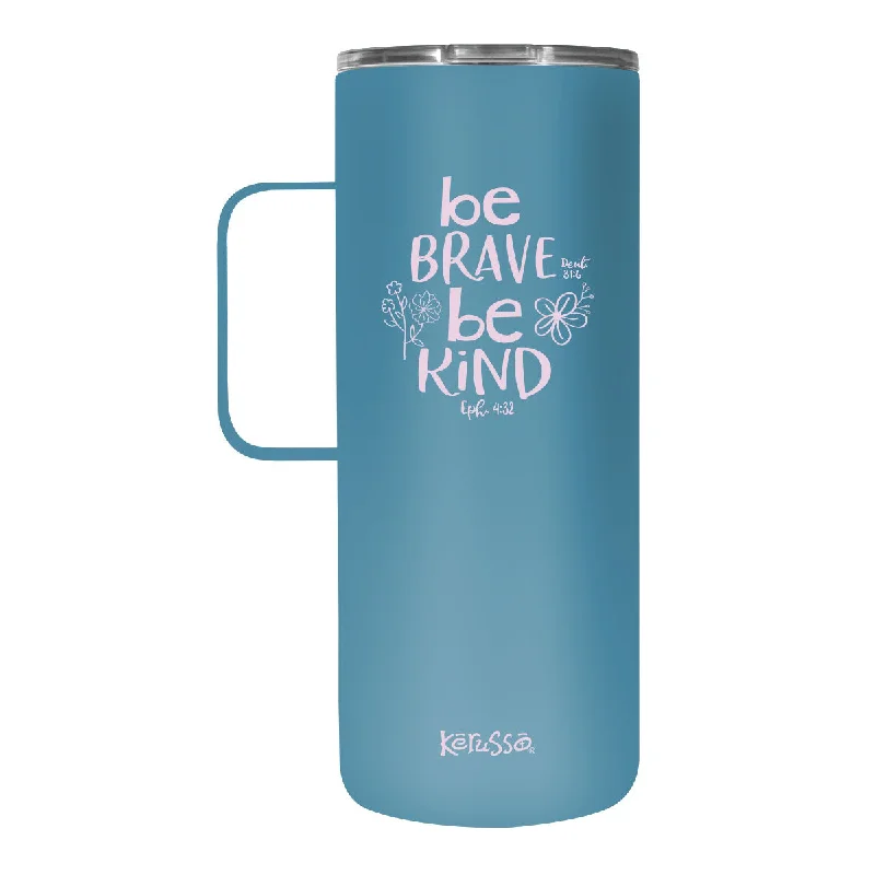 Printed T-ShirtsKerusso Be Kind 22 oz Stainless Steel Tumbler With Handle