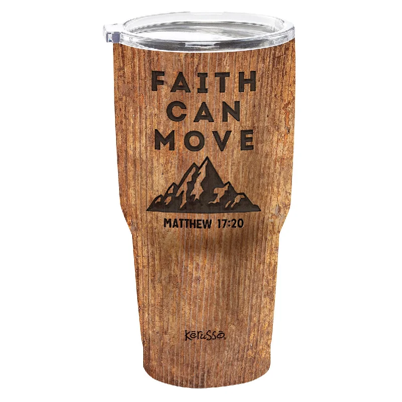 Reflective T-ShirtsKerusso Faith Can Move 30 oz Stainless Steel Tumbler