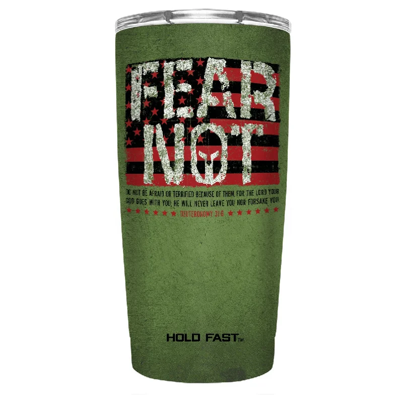 Reflective T-ShirtsKerusso Fear Not Flag 20 oz Stainless Steel Tumbler