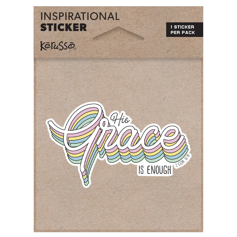 Minimalist T-ShirtsKerusso His Grace Sticker