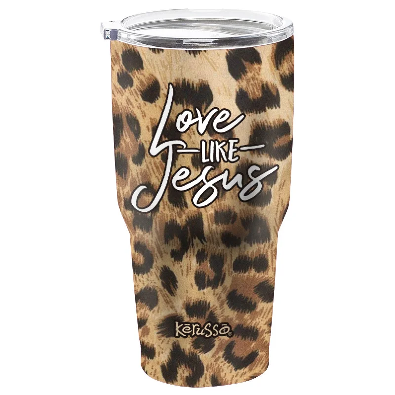 V-Neck T-ShirtsKerusso Love Like Jesus 30 oz Stainless Steel Tumbler