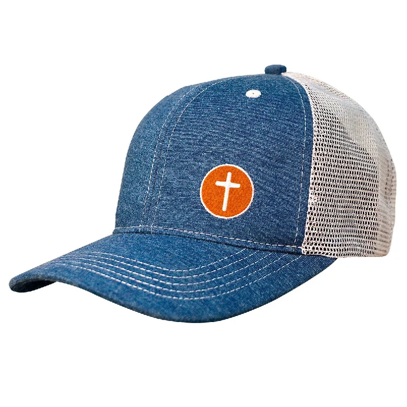 Button-Up T-ShirtsKerusso Mens Cap Circle Cross