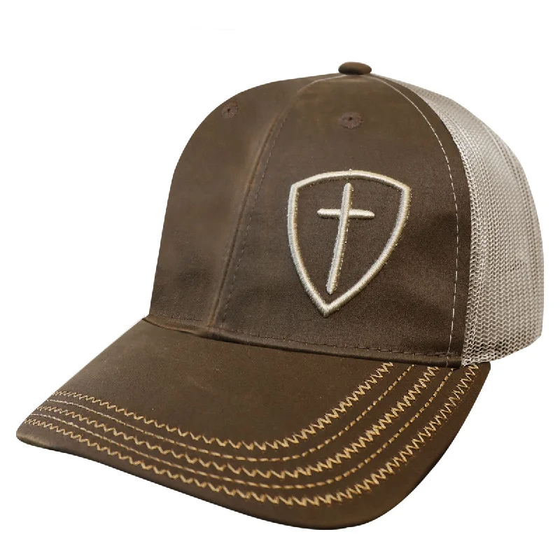 Striped T-ShirtsKerusso Mens Cap Cross Shield