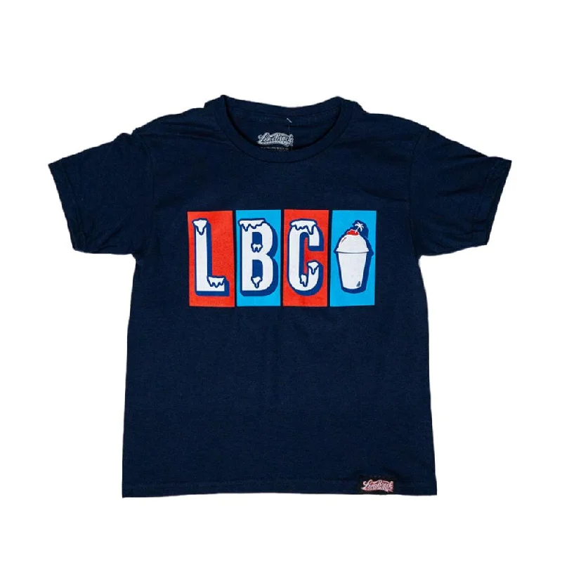 Skateboard T-ShirtsLBCEE Youth Navy T-Shirt