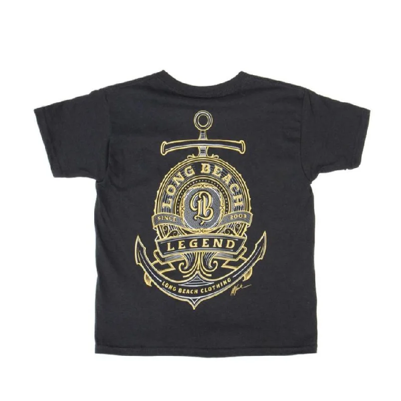 Layered T-ShirtsLong Beach Legend Youth Black T-Shirt