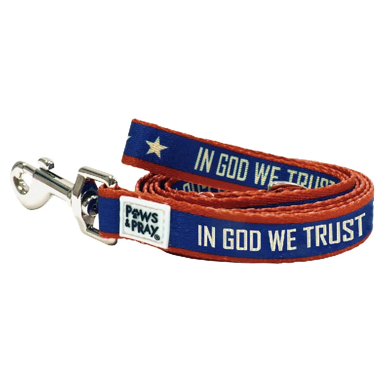 Studded T-ShirtsPaws & Pray In God We Trust Pet Leash