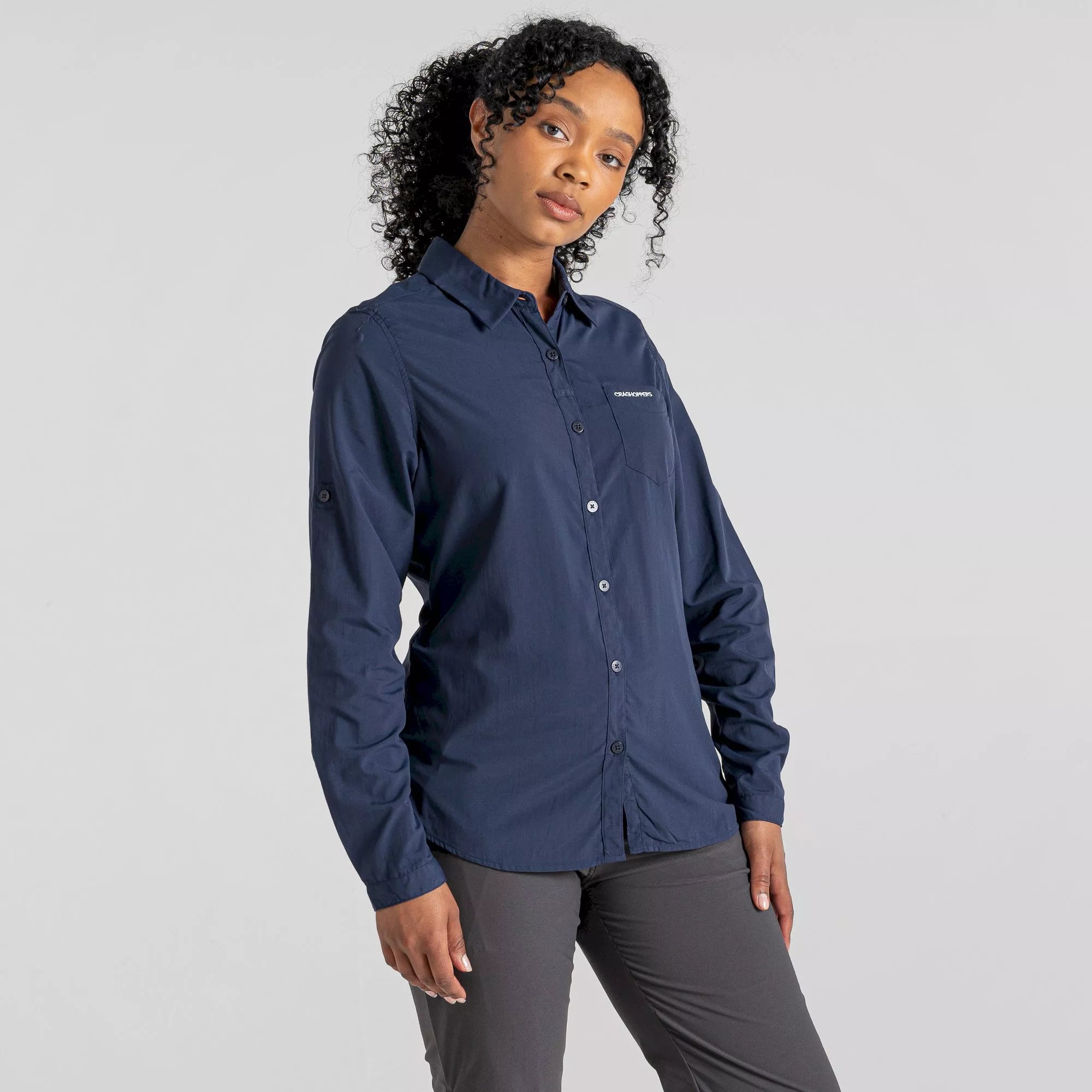 Silk T-ShirtsCRAGHOPPERS Women's Nosilife Bardo L/S Shirt