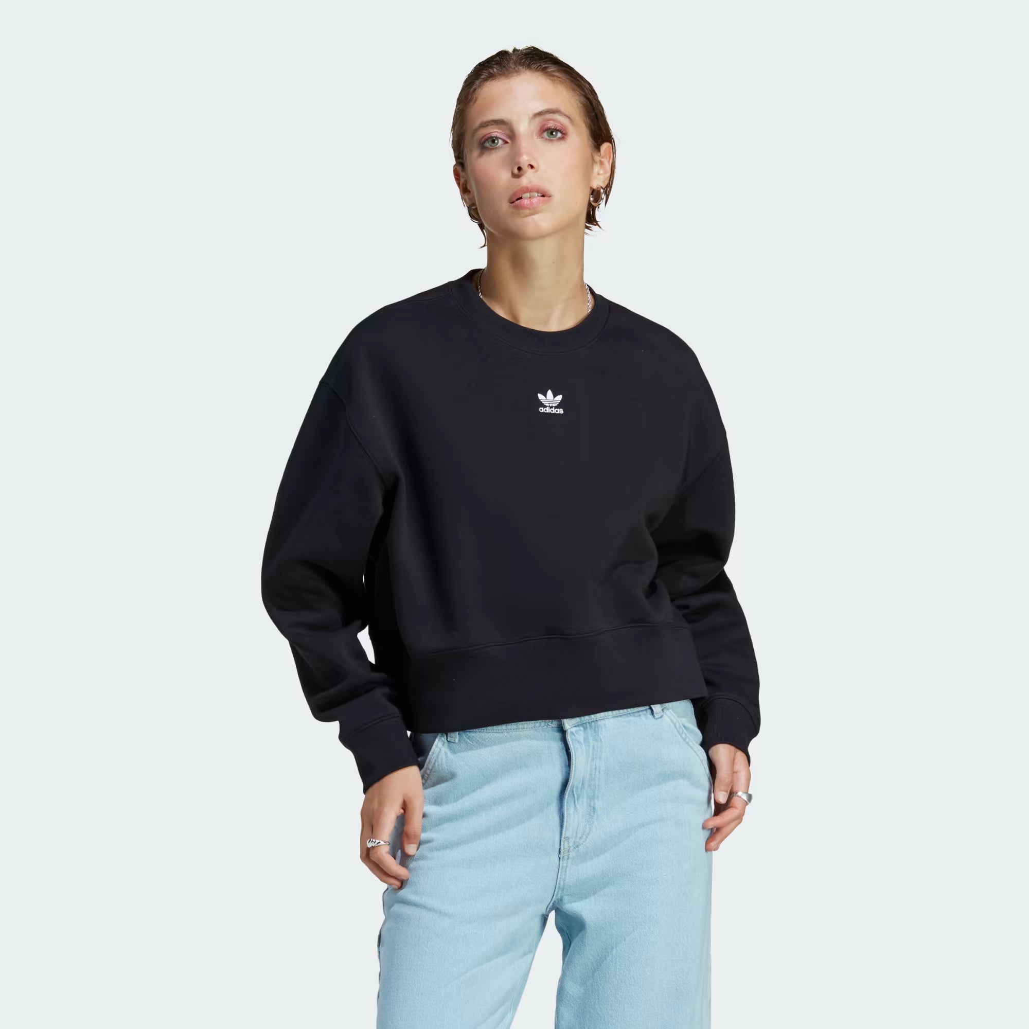 Kangaroo Pocket SweatshirtsAdidas Adicolor Essentials Crew Sweatshirt - Women