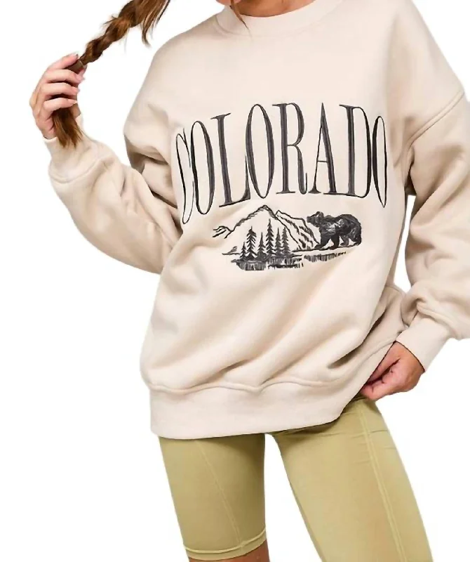 Pullover HoodiesColorado Sweatshirt In Beige