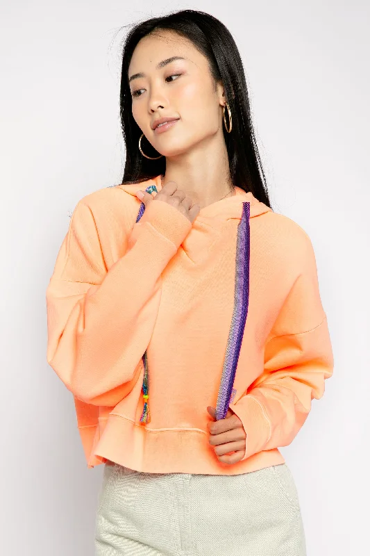 Yoga SweatshirtsCotton Hoodie in Light Orange