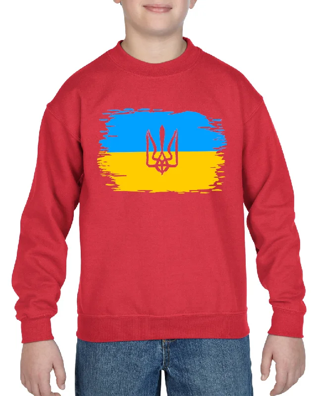 Fitted SweatshirtsKids' sweatshirt "Ukrainian Flag"