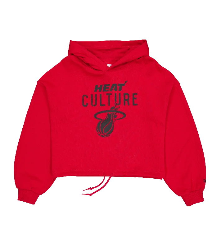 Printed SweatshirtsNew Era HEAT Culture: Blood Red Wordmark Women's Hoodie