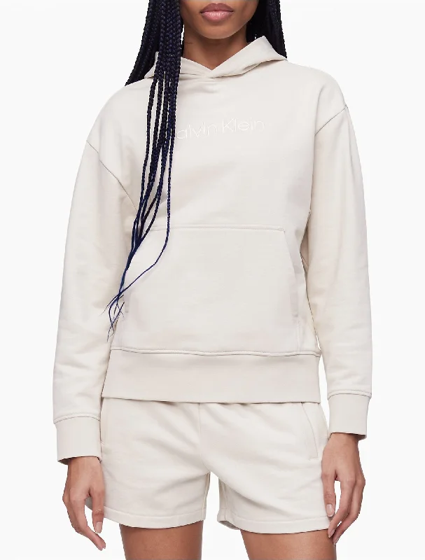 Thermal HoodiesCalvin Klein Relaxed Fit Standard Logo Hoodie - Women