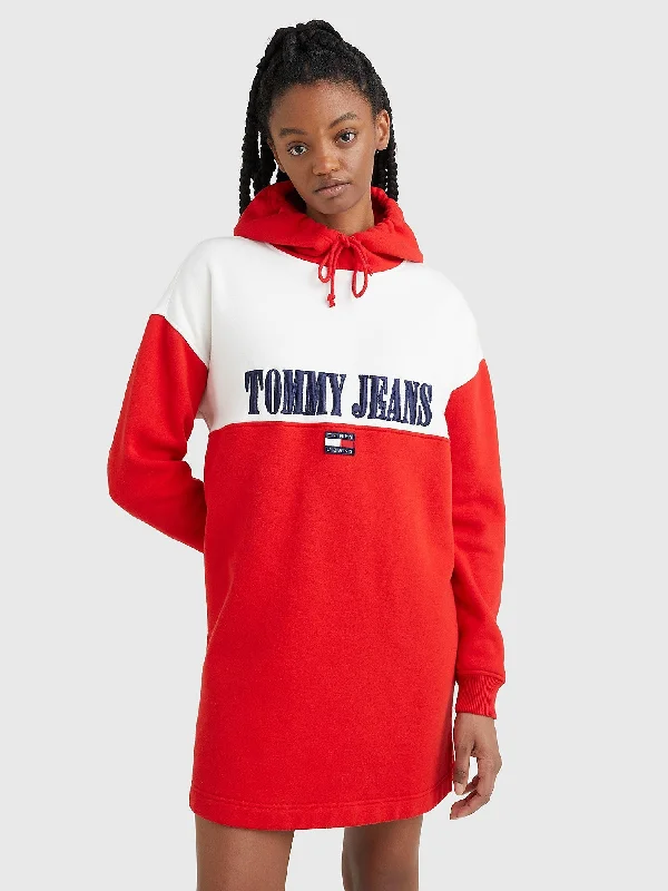 Logo HoodiesTommy Hilfiger Retro Logo Hoodie Dress - Women