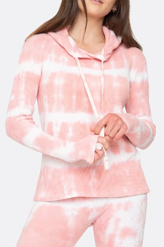 Windbreaker SweatshirtsThe Tower Rose Hoodie in Pink