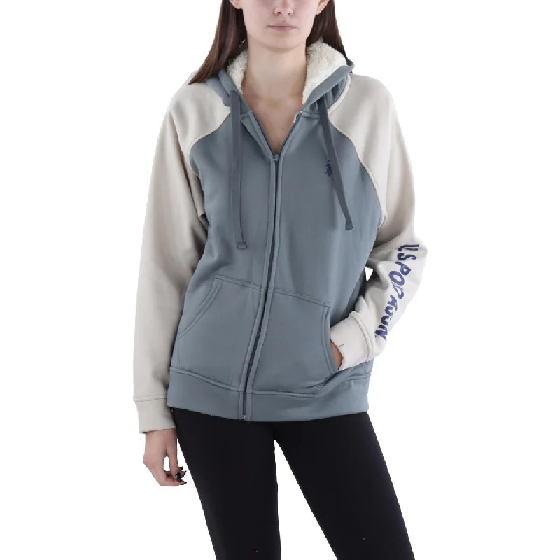 Hiking HoodiesWomens Colorblock Comfy Zip Hoodie