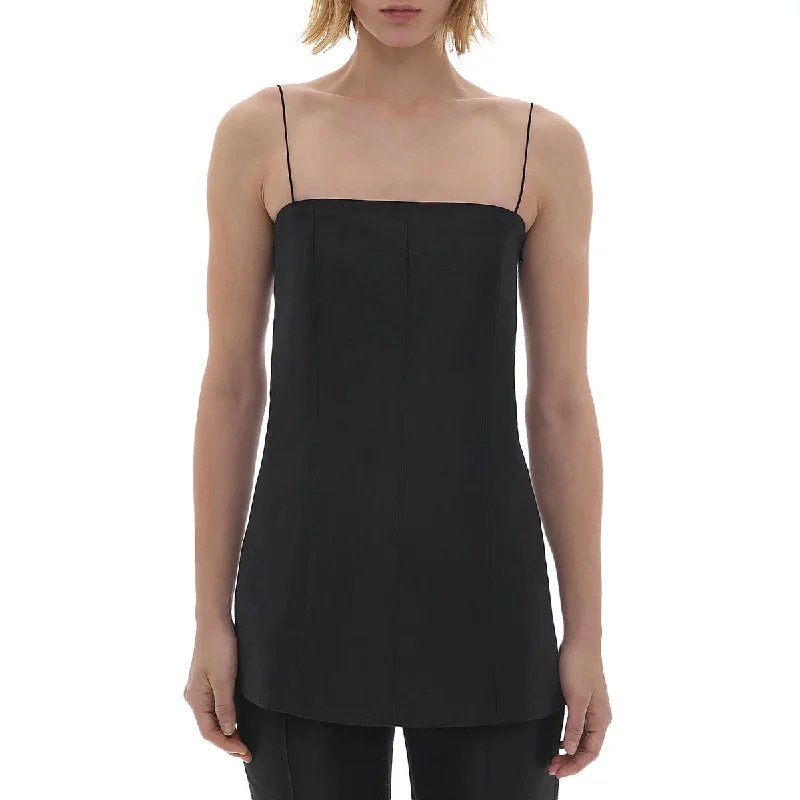 Helmut Lang Womens Square Neck Sleeveless ShellCasual sleeveless tops