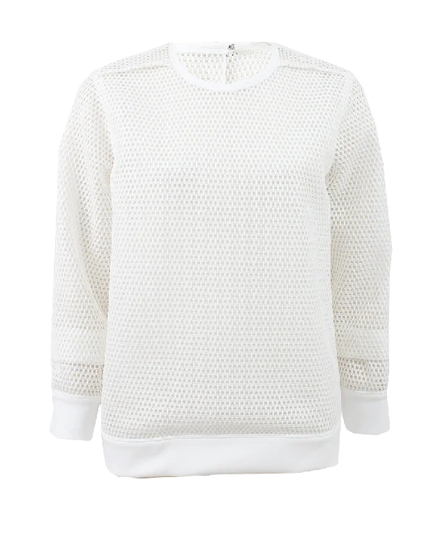 Organic Cotton SweatshirtsHoneycomb Jersey Sweatshirt