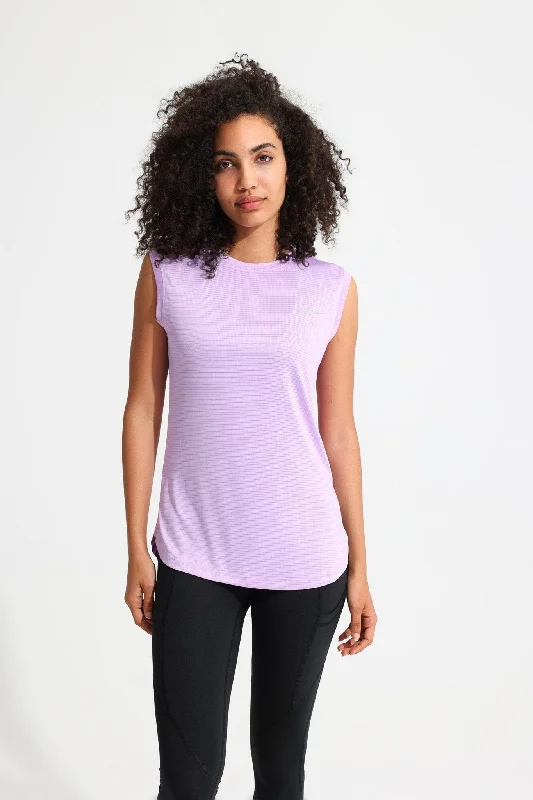 Purple Rose LiteRun Sleeveless TeePolyester sleeveless top