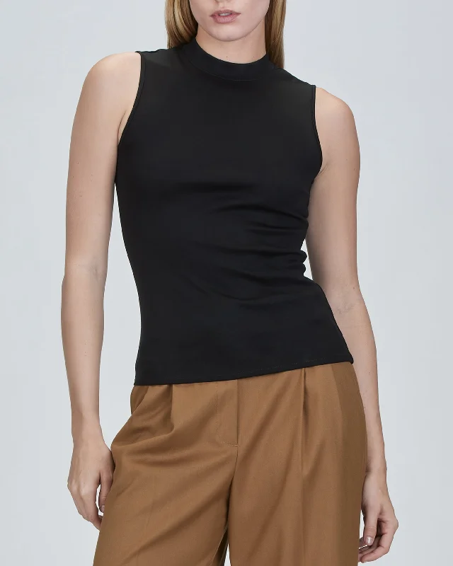 Sienna Sleeveless Mock NeckFashion sleeveless tops