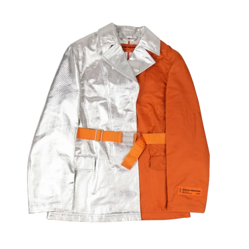 HERON PRESTON Silver/Orange BlazerBlazeraugmented