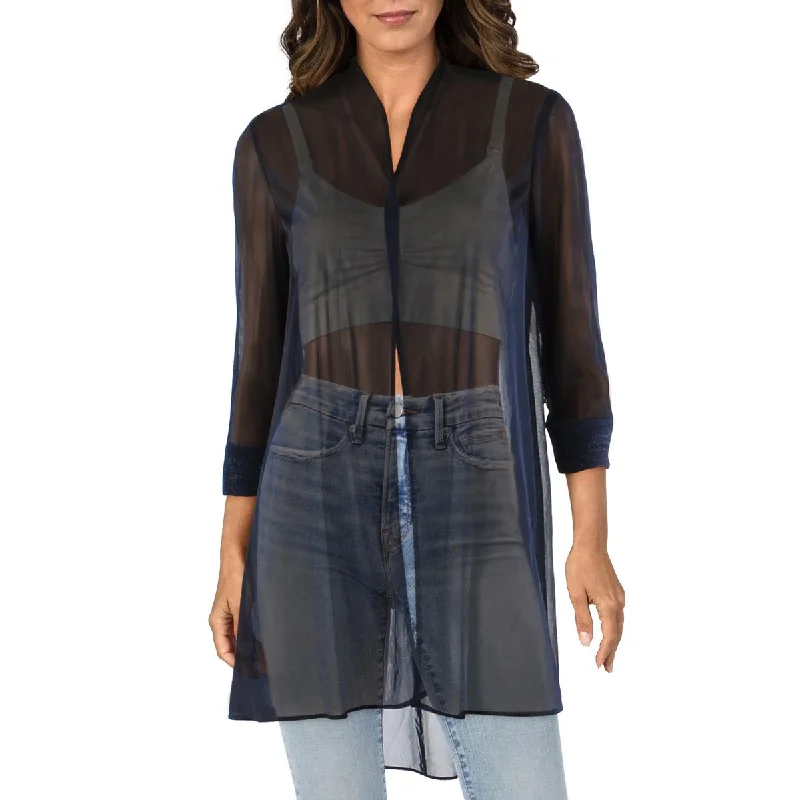 Womens Mesh Sheer Duster BlazerBlazerspirit