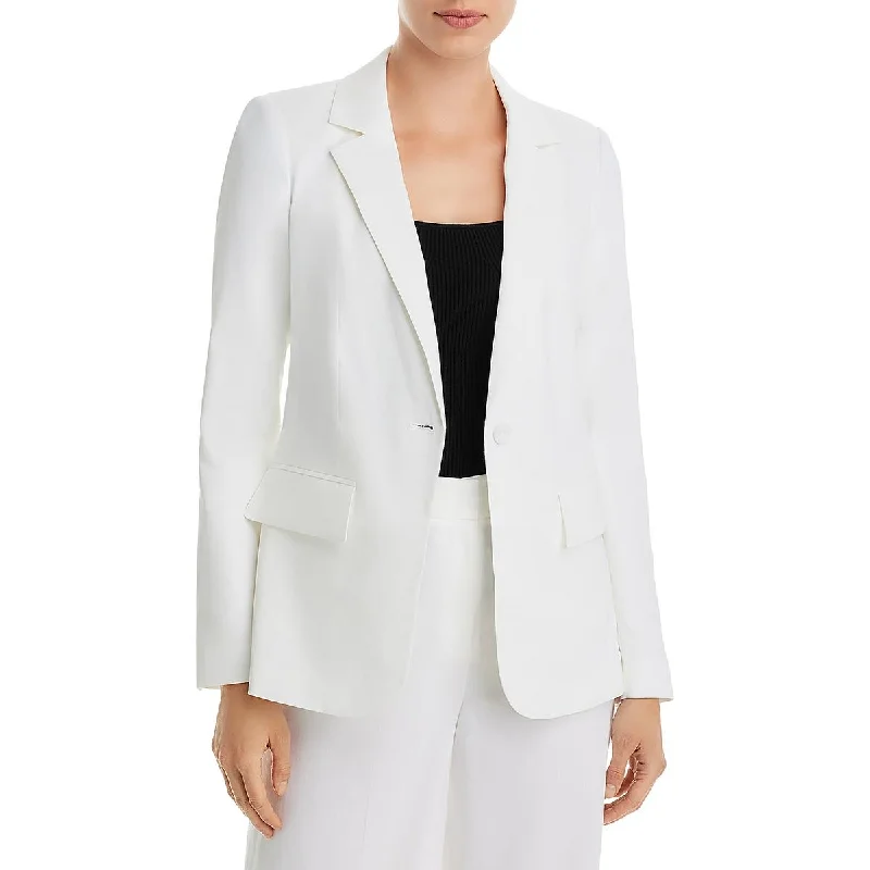 Jordi Womens Linen Career One-Button BlazerBlazercause