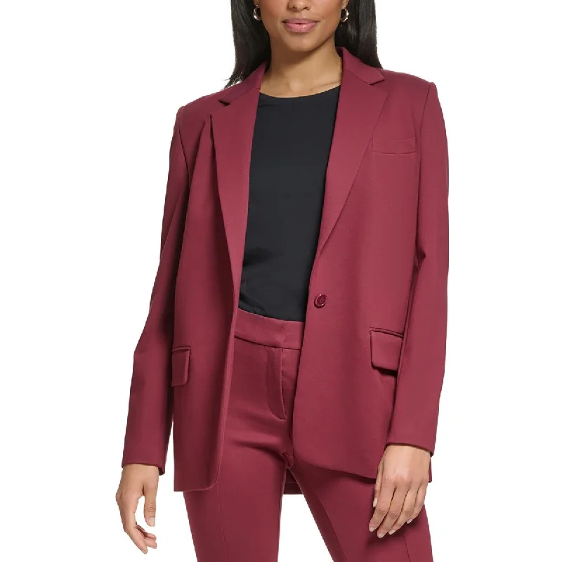 Womens Crepe One-Button BlazerBlazersuit