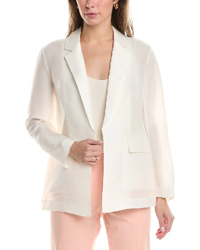 Lafayette 148 New York Silk BlazerBlazersuit