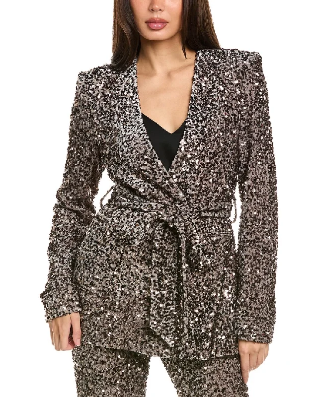 Badgley Mischka Velvet Sequin BlazerBlazerloss