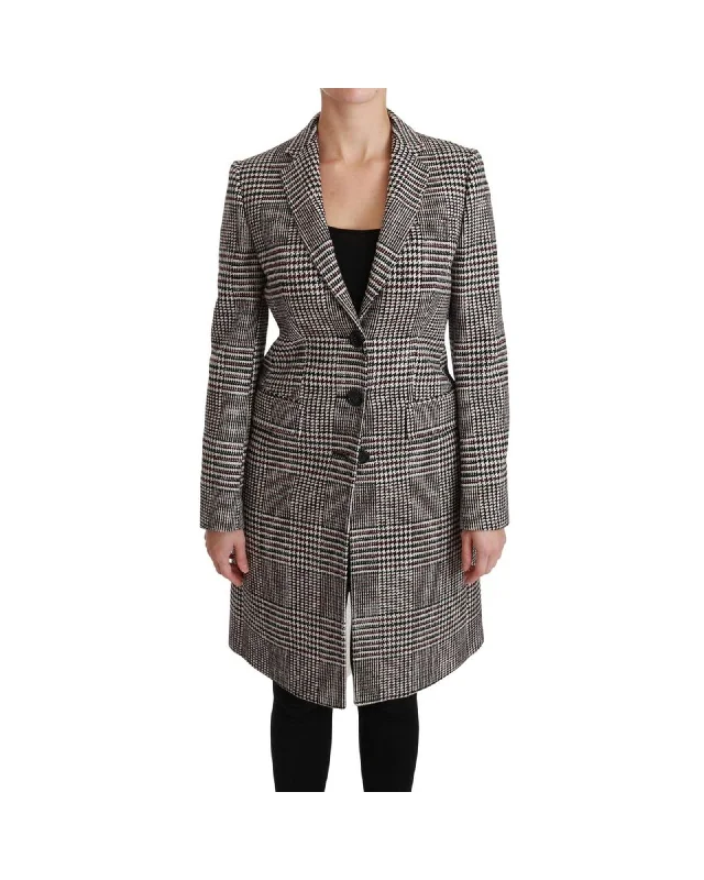 Dolce & Gabbana  Women's Checkered Wool BlazerBlazercustom