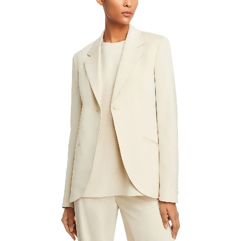 Womens Silk Blend Suit Separate One-Button BlazerBlazerheritage