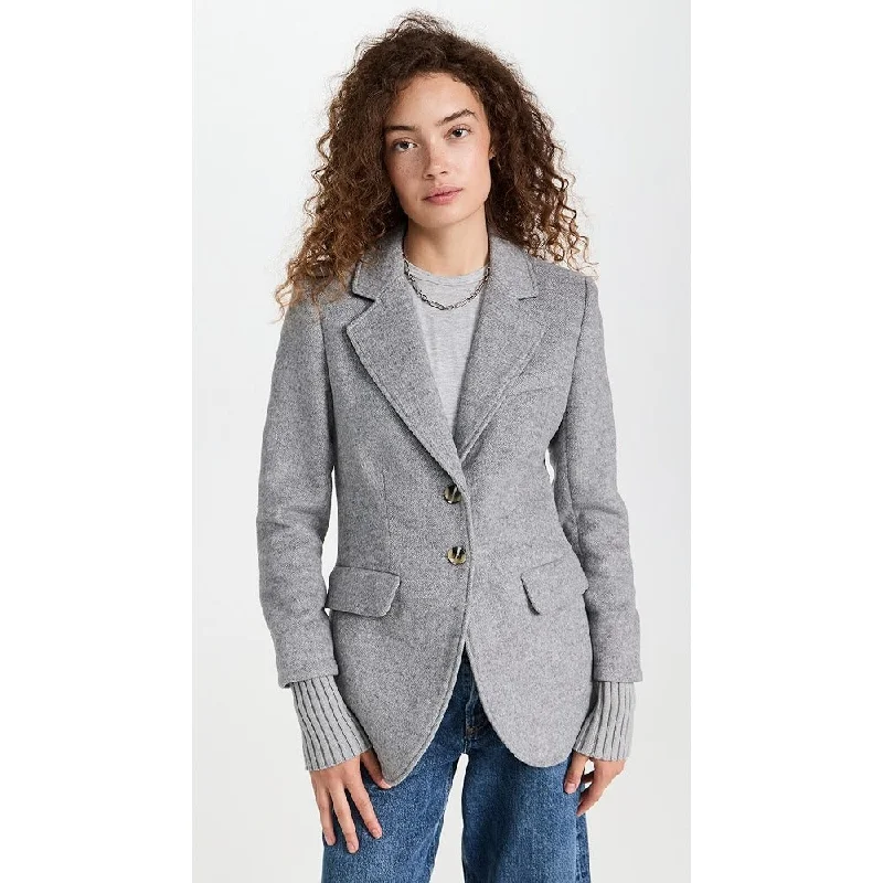 Favorite Daughter Women's The City Blazer, Forest GreyBlazerfashion